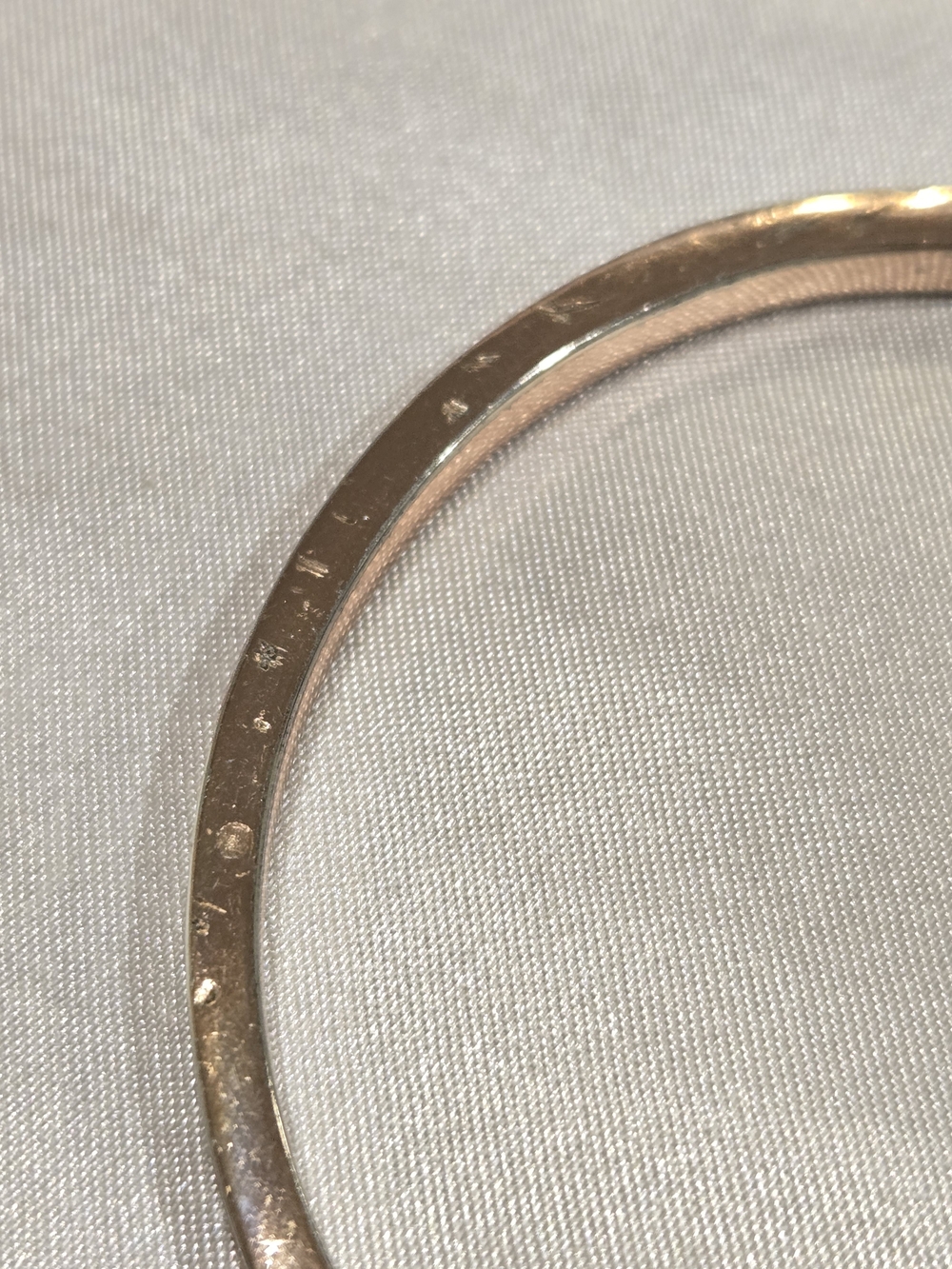 Givenchy Rose Gold Crystal Pavé Hinged Bangle Bracelet - Picture 6 of 8